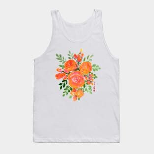 Blossom of roses bouquet bunch of flowers Tank Top